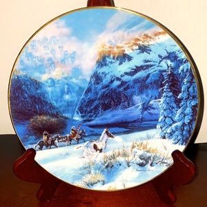Running With The Wind Collectible Plate